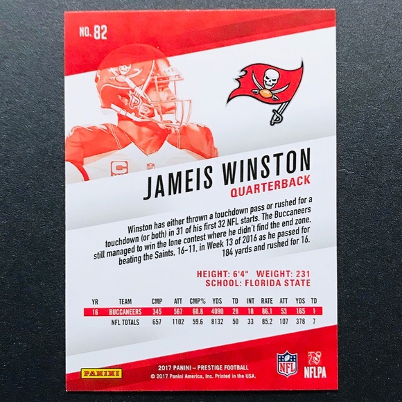 Jameis Winston - 2017 Prestige #82 - Picture 2 of 2